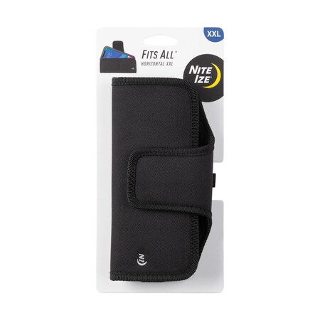 Nite Ize Fits All Black Horizontal Cell Phone Holder For All Smartphones CCSF2L-01-R3